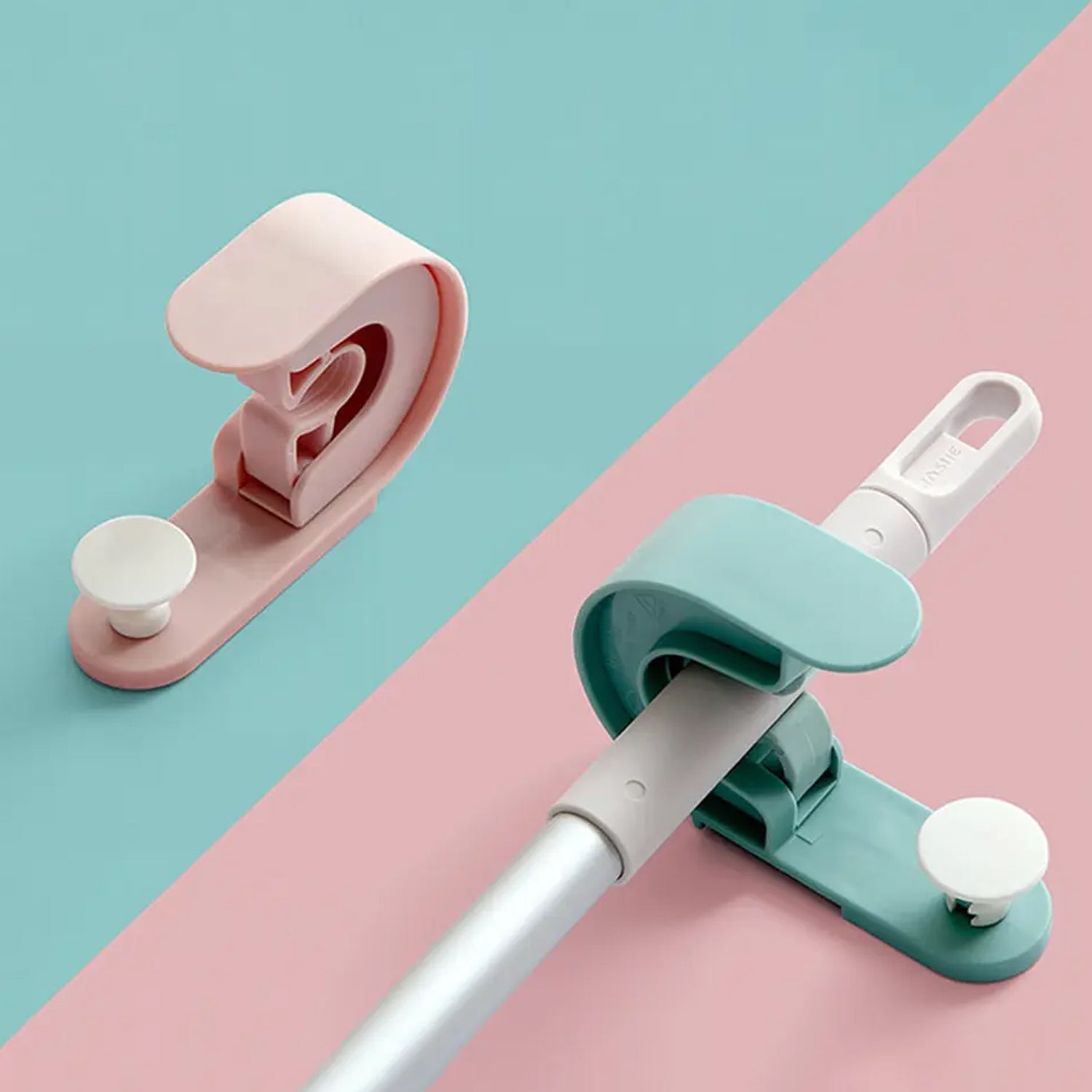 7682 Wall Mounted Mop Holder Brush Broom Hanger Self Adhesive Broom Clip Hanging Holder Clean Tool Mop DeoDap 7682 Wall Mounted Mop Holder Brush Broom Hanger Self Adhesive Broom Clip Hanging Holder Clean Tool Mop DeoDap